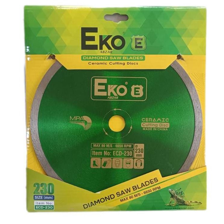 صفحه برش سرامیک بر اکو مدل ek230 سایز 230 میلی متر